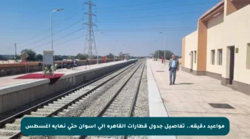 مواعيد دقيقة.. تفاصيل جدول قطارات القاهرة إلى أسوان حتى نهاية أغسطس